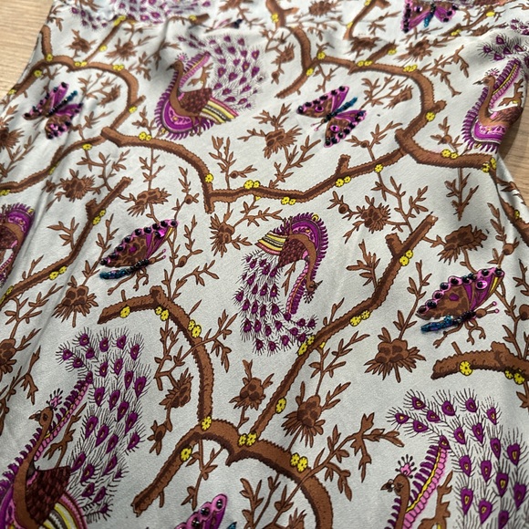 Vintage Silk Beaded Midi Dress - Picture 4 of 13